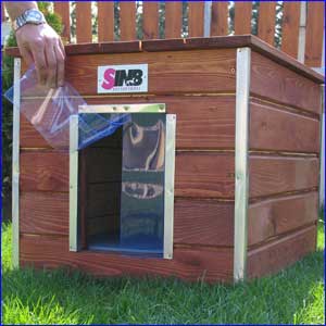 Kutyaház kiegészítő, termofüggöny