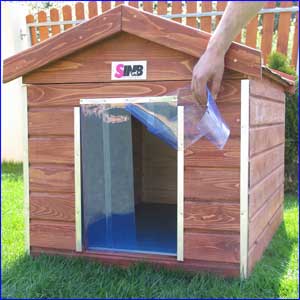 Kutyaház kiegészítő, termofüggöny